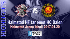Highlights från Halmstad HF - HC Dalen 2017-01-20
