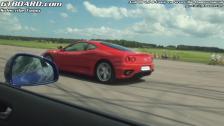 Audi R8 4,2 R-tronic vs Ferrari 360 Modena manual