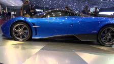 Blue Pagani Huayra Geneva Salon 2013