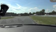Audi R8 V10 5,2 on Tor Poznan driven HARD in Poland during Gran Turismo Polonia 2013 handheld camera
