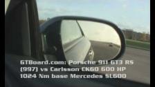 Porsche 911 GT3RS (997) vs Carlsson CK60 600 HP