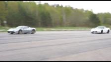 Flyby: Ferrari 458 Speciale vs Corvette ZR1