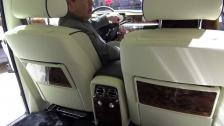 Rolls Royce Ghost and stand and accessories at Geneva Salon 2013