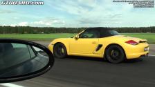 Porsche Boxster S PDK vs Porsche 911 Carrera 2S Convertible (997 Mk I) 6-speed x 2 + stabilized
