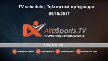 LIVE TV SCHEDULE ON ALFASPORTS TV