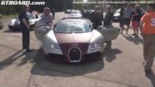 Bugatti Veyron 16.4 vs Porsche 911 Turbo PDK (997) rolling start