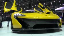 McLaren P1 rear in detail Geneva 2013