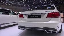 Mercedes C63 AMG Edition 507 and E63 AMG S 4-Matic Pearl White at Geneva Salon 2013