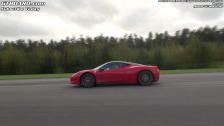 Rerace Mercedes SLS AMG vs Ferrari 458 Italia