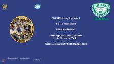 F18 USM steg 4 H43 Lund HF - Skuru IK den 11 mars kl. 10:20