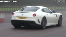 Ferrari 599 GTO revving and in detail