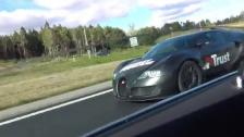 [4k] AMG GT S cruising with Bugatti Veyron 16.4 Dutchbugs in Sweden
