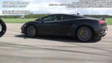 HD: 3 x Black LP560-4 vs 997 GT2 Hans Dahlbäck (slightly tuned)