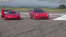 Volvo Amazon 67 vs Ferrari 599 GTB + 458 Italia exterior rim: Sweden loves spagetti