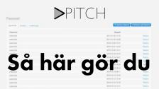 Instruktionsvideo för Vpitch verktyget.