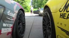 Afrojack Lamborghini LP750-4 SuperVeloce Porsche 918 Spyder combo Gumball 3000 Dublin to Bucharest