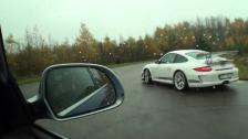 Porsche 911 GT3 RS 4,0 vs MTM Audi RS6 Sedan 702 HP (ECU)