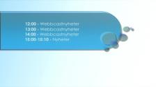 Webbcastnyheter 10/11-17 11:54 - 12:03