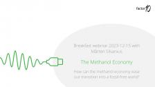 Breakfast Webinar: The Methanol Economy
