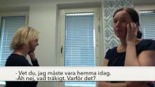 En sjukanmälan till jobbet