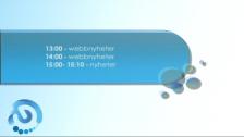 Webbcastnyheter 13/11-17 12:54 - 13:01