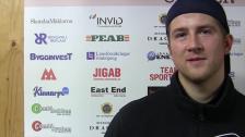 Matchens lirare Erik Glimberg efter segern!